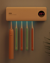 Load image into Gallery viewer, Rechargeable Toothbrush Holder for Ultraviolet Sterilization
