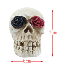 Load image into Gallery viewer, Skull Lamp Resin Ghost Skeleton Head LED Electronic Candle Light
