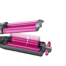 Load image into Gallery viewer, Professional Hair Curler Waves Hair Styler 3 Barrels Adjustable Size
