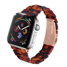 Load image into Gallery viewer, Smart Slim Resin Three Bead Stainless Steel Watch Strap
