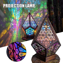 Load image into Gallery viewer, Floor Lamp Bohemian Starry Sky Lights Wooden Table Lamps

