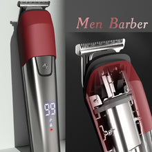 Load image into Gallery viewer, 6 in 1 Electric Hair Clipper Hair Cutting Maching Wireless Trimmer Men Professional Clipper Machine Rechargeable Hair Cut Barber
