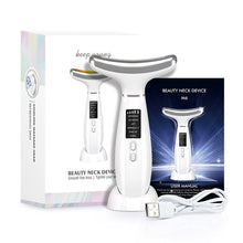 Load image into Gallery viewer, Ice Compress Neck Facial Lifting Device EMS Microcurrent LED Therapy Massager Skin Tightening Anti Wrinkles Skin Care Tools
