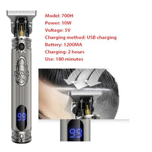 Load image into Gallery viewer, Barber Shop Oil Head 0mm Electric Hair Trimmer Professional
