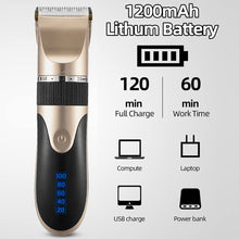Load image into Gallery viewer, USB Hair Clipper Men Barber Rechargeable Beard Trimmer

