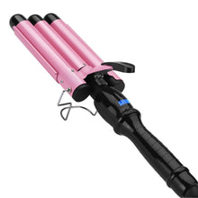 Load image into Gallery viewer, Hair Curler Triple Barrel Waver 25mm Curling Iron 220℃ Fast Heating Hair Styling Tools Dual Voltage
