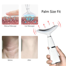 Load image into Gallery viewer, Neck Anti Wrinkle Face Lifting Beauty Device LED Photon Therapy Skin Care EMS Tighten Massager Reduce Double Chin WrinkleRemoval
