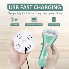 Load image into Gallery viewer, Charged Electric Foot File for Heels Grinding Pedicure Tools
