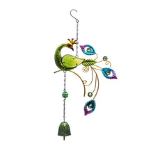 Load image into Gallery viewer, Wind Chime Peacock Wall Hanging Decoration Pendant Ornament
