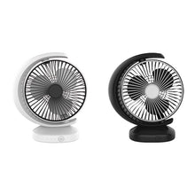 Load image into Gallery viewer, 3 Blade USB Rechargeable Portable Desktop Air Cooling Fan
