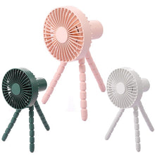 Load image into Gallery viewer, Desktop Bent Tripod Mini Handheld USB Fan For Office Home
