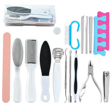 Load image into Gallery viewer, 18 in 1 Professional Foot Care Kit Pedicure Tools Set
