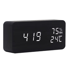 Load image into Gallery viewer, Wooden LED Digital Alarm Clock For Home Decoration
