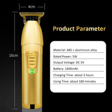 Load image into Gallery viewer, Electric hair trimmer Cordless Shaver Beard Trimmer
