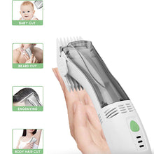 Load image into Gallery viewer, Vacuum Haircut Kit Mute Sleep Baby Cordless Hair Trimmer
