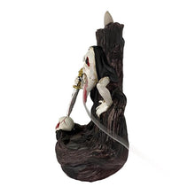 Load image into Gallery viewer, Waterfall Incense Burner Backflow Creative Skeleton Resin

