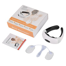 Load image into Gallery viewer, Electric Pulse Back and Neck Massager Far Infrared Heating Pain Relief Health Care Relaxation Tool Intelligent Cervical Massager
