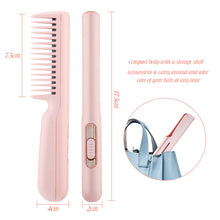 Load image into Gallery viewer, 2 In 1 Hair Straightener Fast Heat Hairdressing Comb
