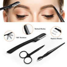 Load image into Gallery viewer, 11Pcs Professional Eyebrow Trimming Tool Set
