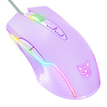 Load image into Gallery viewer, USB Wired Mouse 6-Gear Adjustable RGB Gaming Mouse
