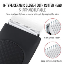Load image into Gallery viewer, Trimmer for Men Hair Cutting Machine Electric Clipper Professional Beard Trimmer Haircut Shaving Machine for Barber Kit USB
