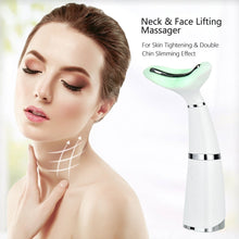 Load image into Gallery viewer, Neck Anti Wrinkle Face Lifting Beauty Device LED Photon Therapy Skin Care EMS Tighten Massager Reduce Double Chin WrinkleRemoval
