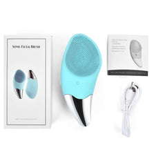 Load image into Gallery viewer, Mini Electric Facial Cleansing Brush Face Cleaner
