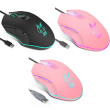 Load image into Gallery viewer, 2400dpi LED Dimmable Wired Mouse for Computer Gamer
