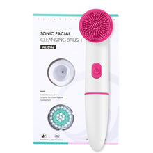 Load image into Gallery viewer, Electric Face Clean Brush Sonic Vibration Massage Facial Cleansing Blackhead Remover Deep Cleaning Washing Skin Care Tool
