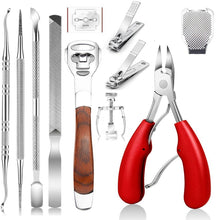 Load image into Gallery viewer, 11Pcs/Set Ingrown Toenail Tools Kit Nail Care Pedicure Tools
