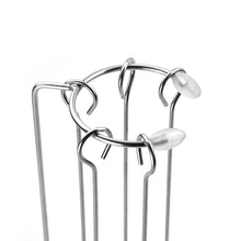 Load image into Gallery viewer, Stainless Steel BBQ Skewers Needle Rack Grill Holder
