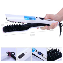Load image into Gallery viewer, Professional Ceramic Hair Straightening Comb Brush
