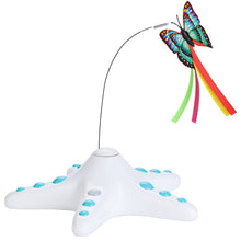 Load image into Gallery viewer, Electric Cat Toys With Fluttering Butterfly

