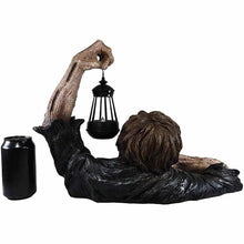 Load image into Gallery viewer, Garden Horror Decoration Zombie Lantern Statues
