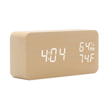 Load image into Gallery viewer, Wooden LED Digital Alarm Clock For Home Decoration
