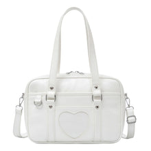 Load image into Gallery viewer, Fashion PU Leather Heart Shape Shoulder Messenger Bag
