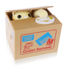 Load image into Gallery viewer, Cat Panda Piggy Bank Coin Electronic Money Saving Box
