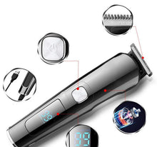 Load image into Gallery viewer, 6 in 1 USB Rechargeable Hair Clipper Haircut Machine Beard Trimmer Nose Trimmer Hair Carving Shaver Eyebrow
