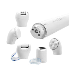 Load image into Gallery viewer, 5-in-1 Electric Facial Cleanser Massager Shaver Epilator Body Massage Face Skin Pore Deep Clean Women Beauty Skin Care Machine
