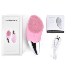 Load image into Gallery viewer, Mini Electric Facial Cleansing Brush Face Cleaner
