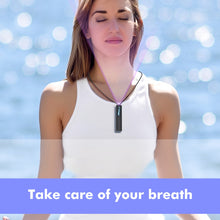 Load image into Gallery viewer, Mini Portable Air Purifier Wearable Necklace USB Air Cleaner Negative Ion Generator Personal Air Freshener for Adult Kids
