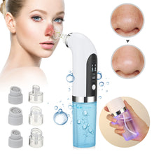 Load image into Gallery viewer, Electric Small Bubble Blackhead Remover USB Rechargeable Water Cycle Pore Acne Pimple Removal Vacuum Suction Facial Cleaner Tool
