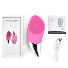 Load image into Gallery viewer, Mini Electric Facial Cleansing Brush Face Cleaner
