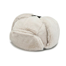 Load image into Gallery viewer, Fashion Women Winter Warm Faux Fur Bomber Hats Black White Solid Color Thicken Earflap Caps Autumn Winter Ear Protect Ski Hat
