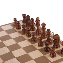 Load image into Gallery viewer, 32pcs High-Grade Funny Folding Wooden Chess Set
