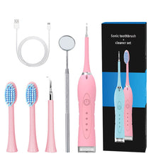 Load image into Gallery viewer, 2 in 1 Sonic Dental Scaler Electric Toothbrush USB Rechargeable Tooth Calculus Remover Teeth Whiten Stains Tartar Cleaner
