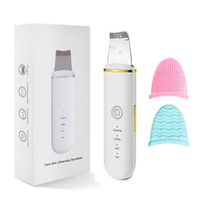 Load image into Gallery viewer, Ultrasonic Cleaner Skin Scrubber Face Cleansing Machine Facial Acne Blackhead Remover USB Charge Skin Care Beauty Device
