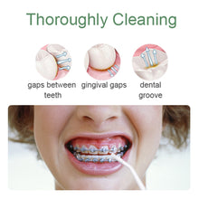 Load image into Gallery viewer, Portable Oral Irrigator Dental Water Flosser Device Thread Teeth Cleaning Whitening Pick Jet 360° Rotatable 6 Nozzles High Pulse
