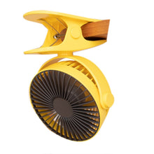 Load image into Gallery viewer, USB Rechargeable Clip Desktop Table Mini Portable Fan
