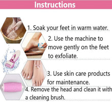 Load image into Gallery viewer, Foot Care Tool with 4 Rollers Skin Care Feet Dry Skin Remover
